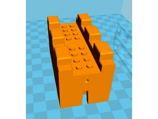 WALL LEGO for Creative Tools castle playset (in progress) by fifoue71