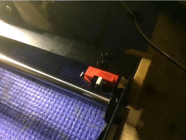 +30mm Y-Axis Endstop Extension for Wanhao Duplicator i3 with 8x10 Glass Bed by uwe999