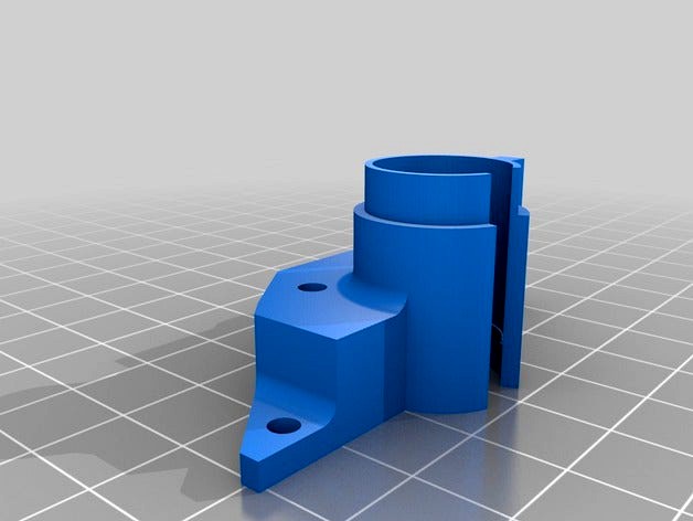 anet a6 frankenstein part 2_carriage_part2  for sensor M18  by jona420