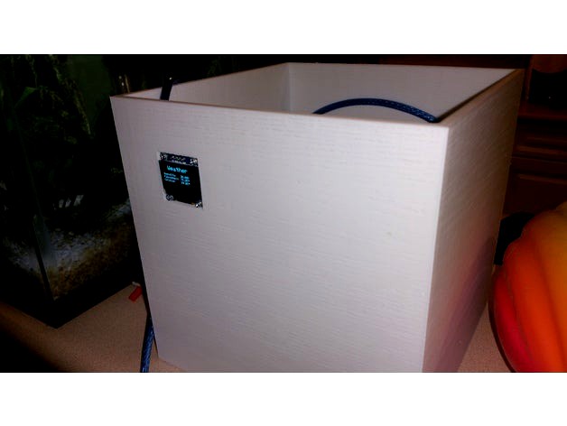 Project Box with SSD1306 Oled Mount by Sathen07