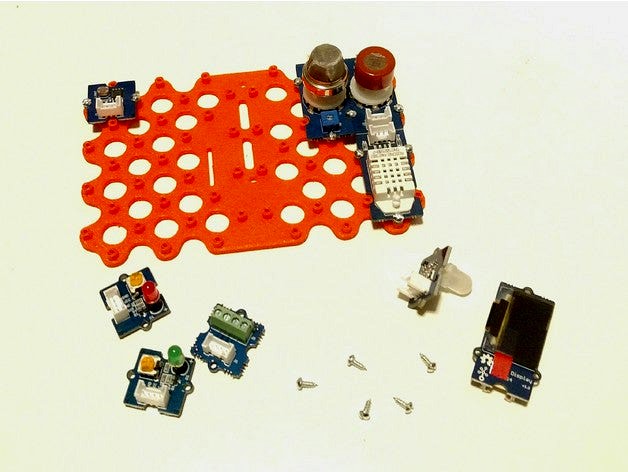 Grove Sensor Mounting Board for Raspberry Pi - v1 by Ccirone2