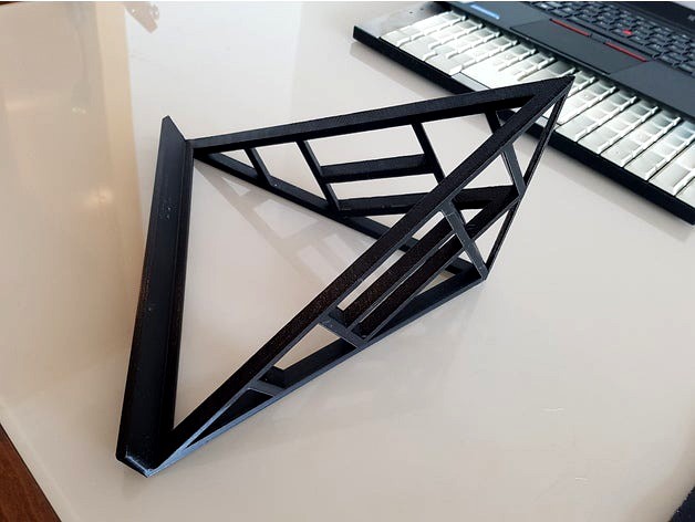 Triangular Laptop Stand by fornellas