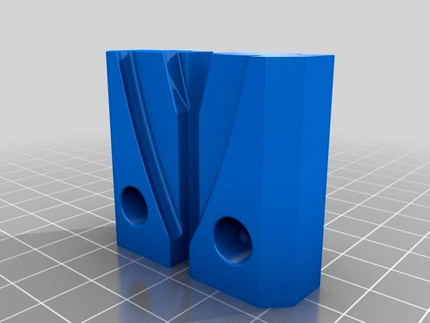 Build Plate Mount for Anycubic Kossel Plus 240mm Glass Plate by r_k