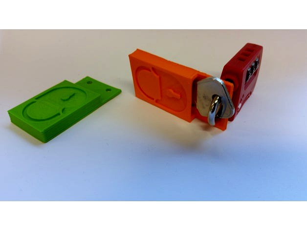 Keylock for a small lock by MeneerMark
