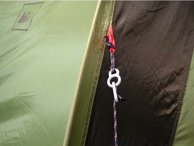 Tent Guy Rope Hook and Shackle by SteelCityElectronics