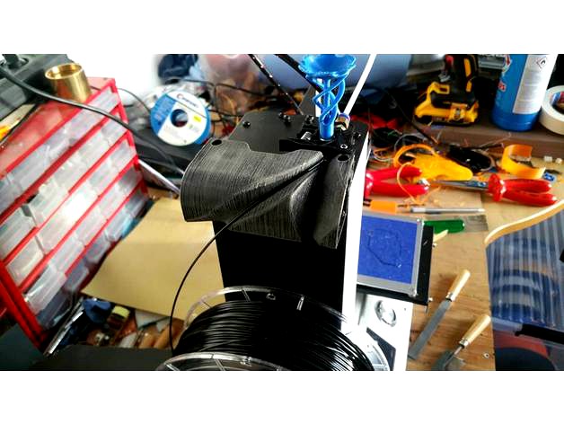 MPSM/M200 filament guide for either spool direction by RobinDiekmann