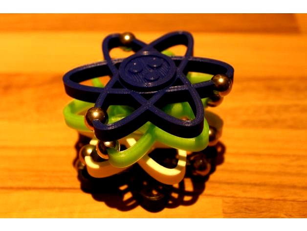 Atom Fidget Spinner Toy - Hand Spin Focus by SkyDro
