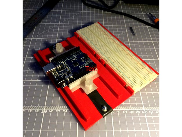 Prototype board - all devices and breadboard by Makagency