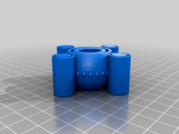 Triple Fidget Spinner by sgonzalezlopez