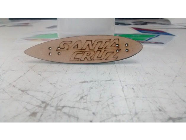 Laser cut Fingerboard Longboard by Alexlaserboy