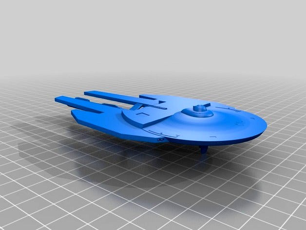 Star Trek Lor'vela class 1:2000 by outcastrc