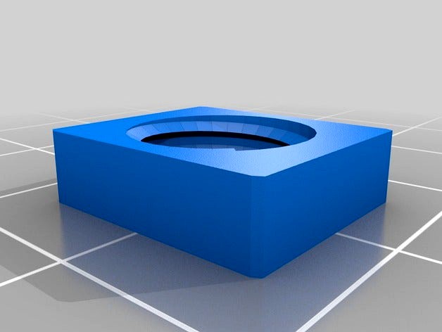 12x14 rectangular m10 nut  by Karatektus