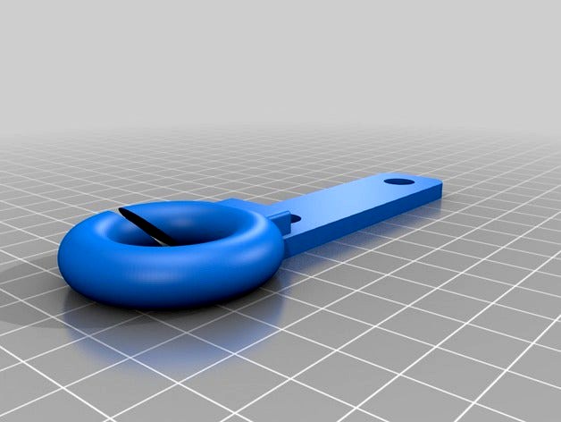 Filament guide on top of GEEETech i3 for high printouts by VolkerFi