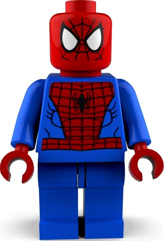 Spiderman Lego 3D Model