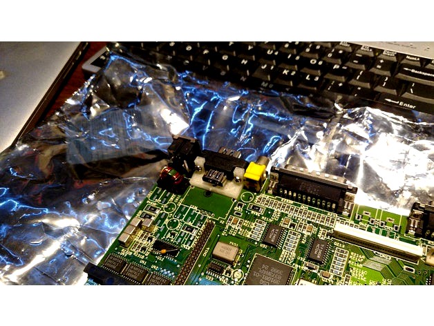 Amiga 600 HDMI port Attachment for Vampire Accelerator Card.  by TrashyMG