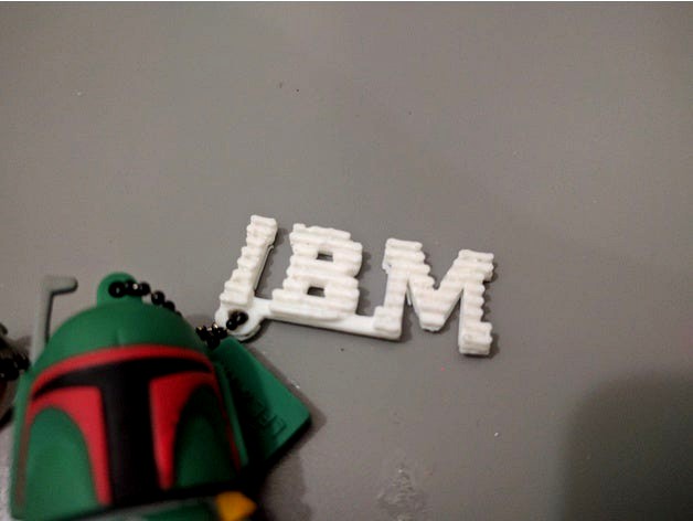 IBM logo little keychain by thesgrash