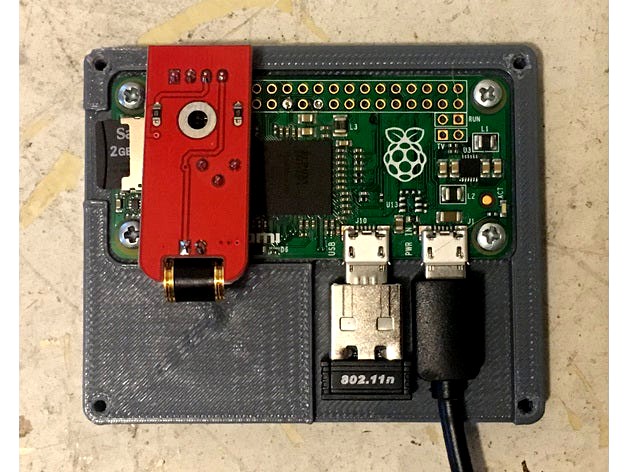 Raspberry Pi Zero Appliance Monitor by NickRBrewer