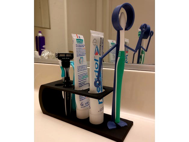 Bathroom Arranger (Toothbrush Holder) variant by Nighti