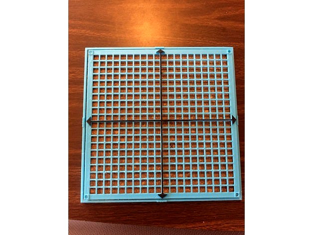 Braille Quadrant Graph Math Board by ATNeal
