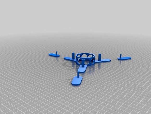Parametric Loose Filament Spool Holder by anotherhowie