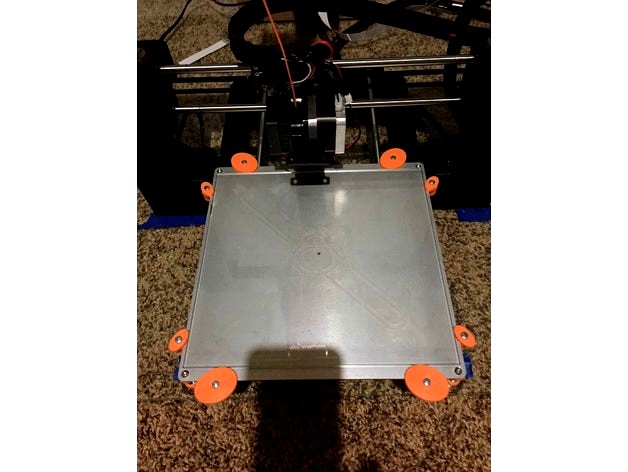 Wanhao i3 V2 Ultimate Glass Bed Holder by Lymkin