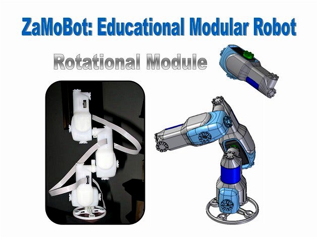 Modular Robot Rotational Module (ZaMoBot ) by czarama