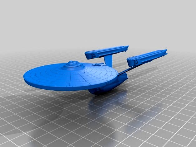 Star Trek Enterprise Refit NCC-1701-A 1:2000 by outcastrc