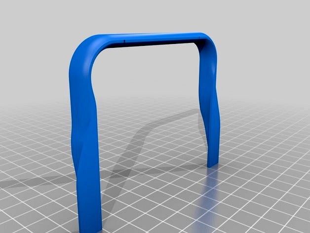 Print bed handle extended by Geekdad_3D