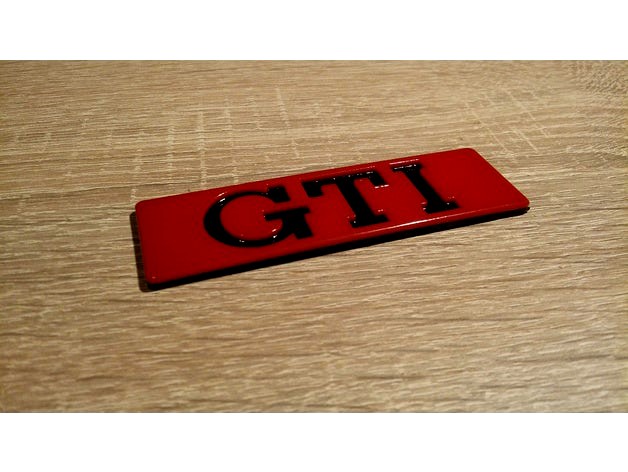 GTI MK2 Badge by ravm84