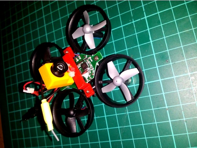 Cam Holder Eachine X73 Cam on E010 / H36 by Cyber47