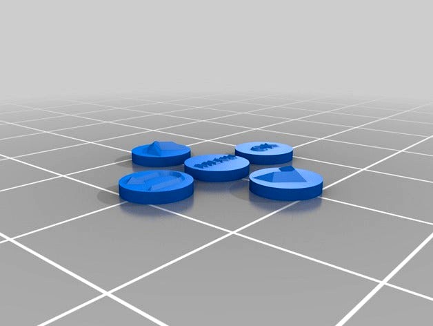 Anet A8 Button Overlays by 3DanielW