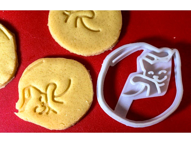 Cat cookie cutter by LuluPaw