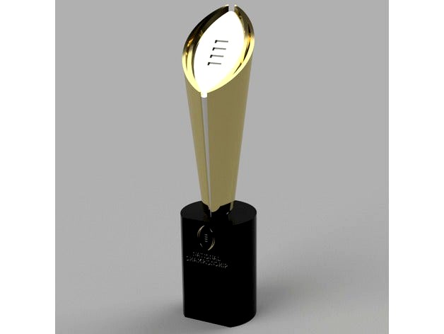 College Football Playoff Trophy by StuJ