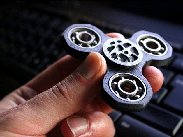 Trius Hand Spinner Toy - Hand Spin Focus by SkyDro