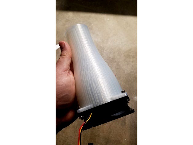 80mm Fan Adapter to 2" ID Hose by Tonnetto