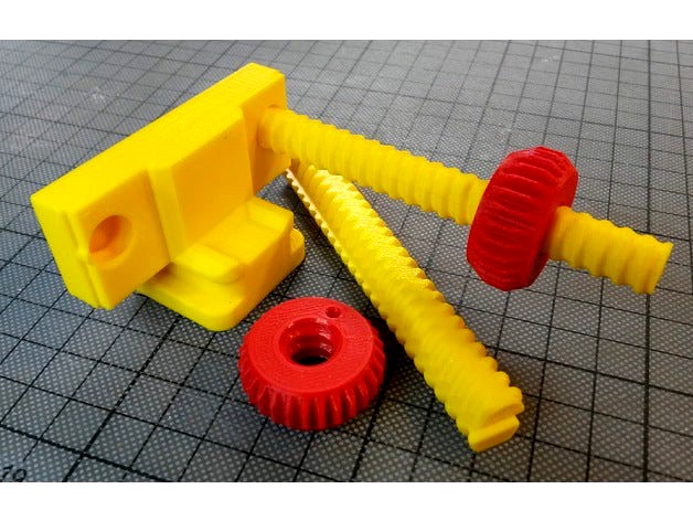 Horizontally printed rods for ANOTHER Machine Vise by TheGoofy