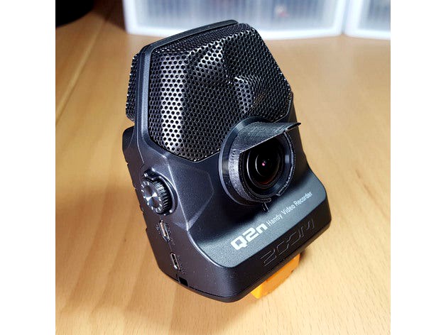 Lens hood for Zoom Q2n Handy Video Recorder by SerafinG