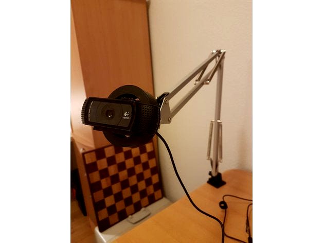 Logitech C920 Ikea Tertial Mount by ScotchBunny