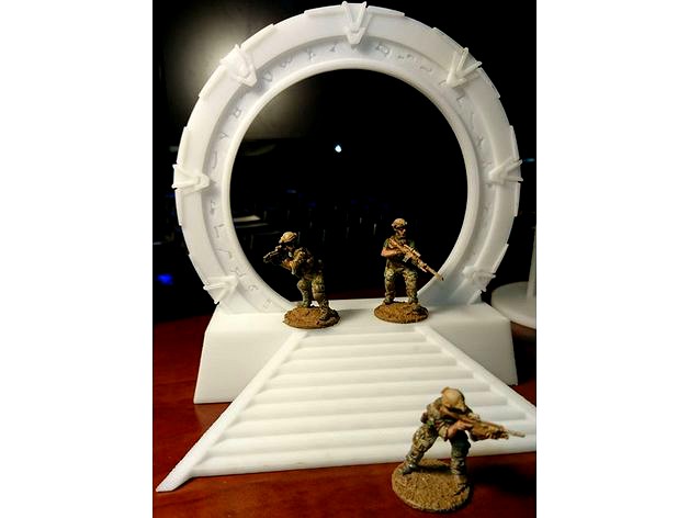 28mm Stargate (1/55 scale) (Remixed from wtgibson) by Pfelpensson