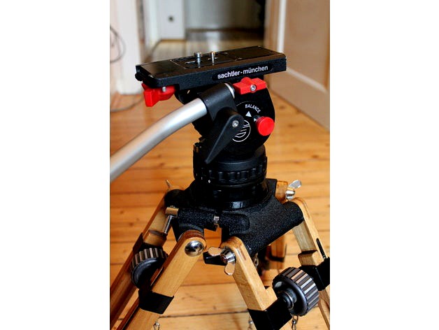 ARRI wooden tripod to 75mm bowl adapter by cc_squirrel