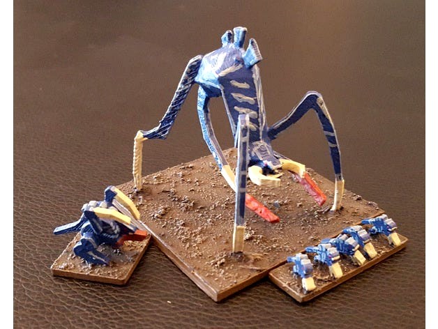 Epic Scale Tyranid Hierophant Proxy by chris262