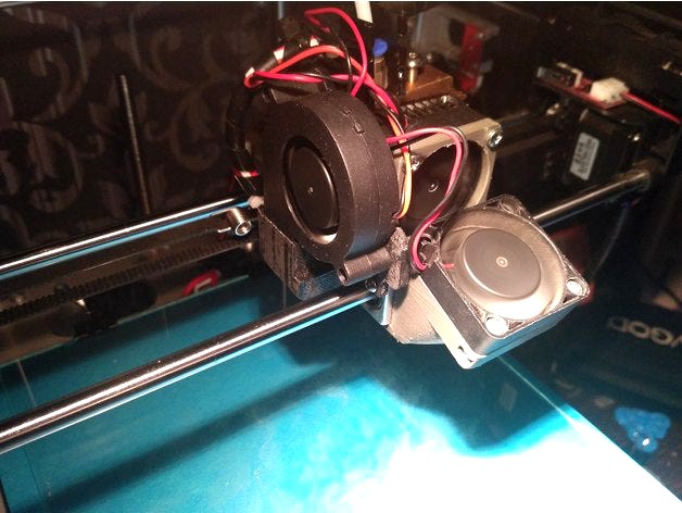 Additional fan duct for FlyingBear P902 by Salut