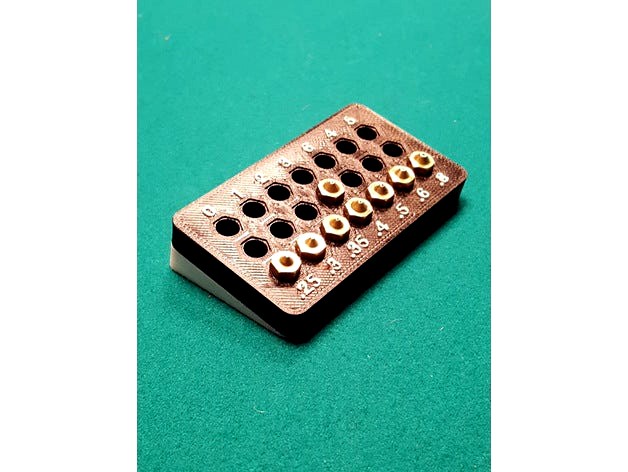 E3D V6 Nozzle Rack by sysimgrp