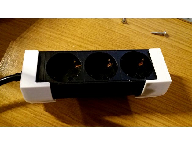 Euro Power Strip (Ikea Lack Hack) by maqndon