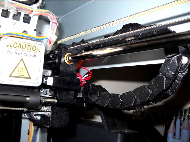 xyzprinting AIO y  axis cable chain by caj