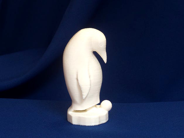 Jean Gordon's carving Penguin with (and without) egg by mgg942