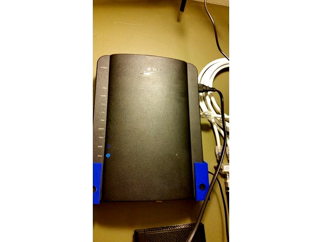 Time Warner / Spectrum Arris TG1672 modem/router mounting brackets  by brotherchris