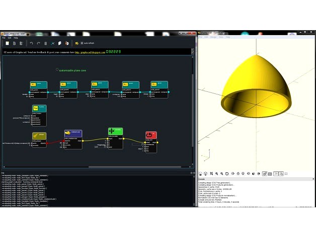 customizable plane propeller cone by kolovitz