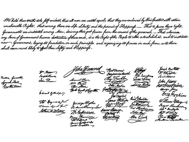 Flat Declaration of Independence  by bre