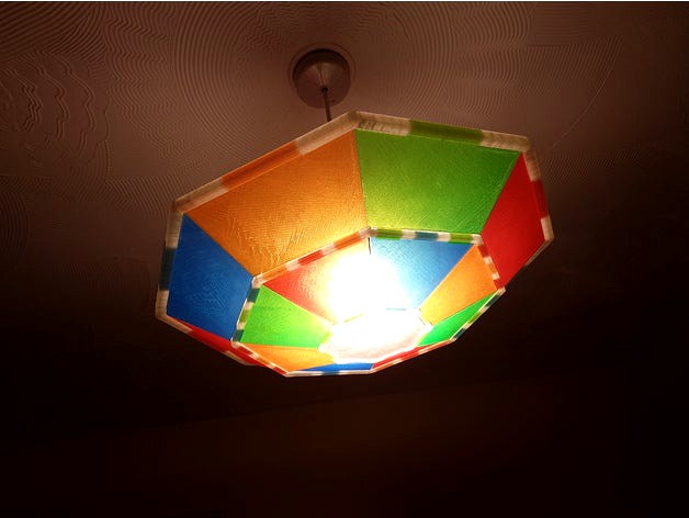 Modular Pendant Uplighter Lampshade by Hopo28